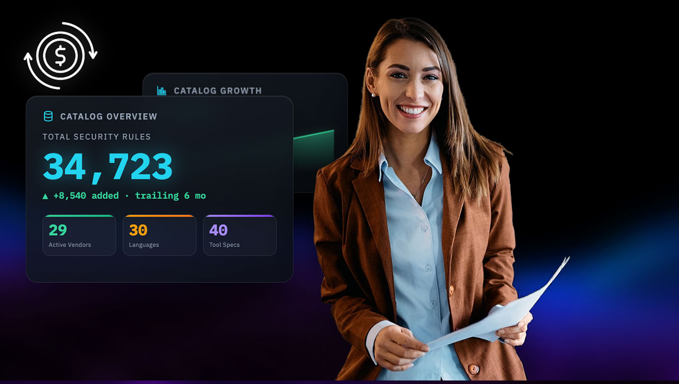 CyberSagacity catalog overview dashboard
